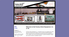 Desktop Screenshot of factorydirectva.com